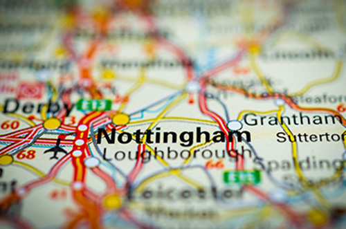 Map of Nottingham